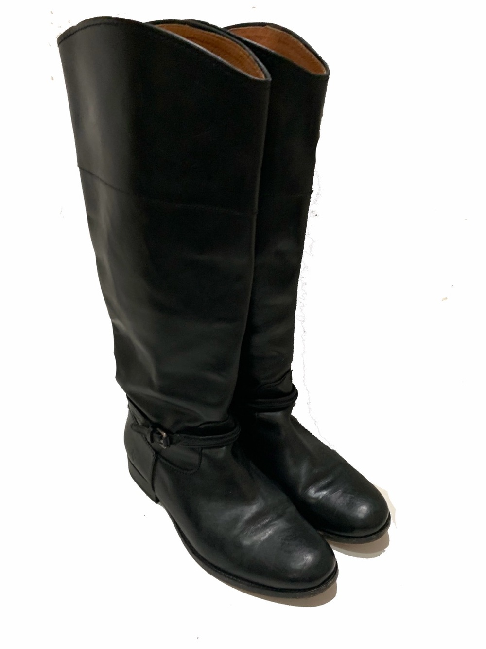 Frye Classic Women's Black Leather Knee Boots